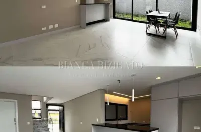 Sobrado novo, excelente padrão, amplo, semi mobiliado, em santa felicidade!