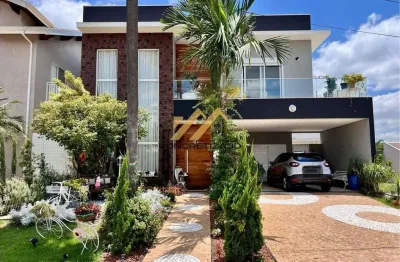 Sobrado à venda em indaiatuba, vila residencial green park, com 3 suítes, com 262 m²