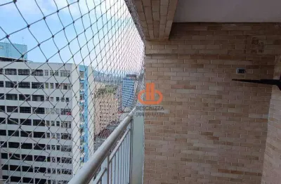 Apartamento com 2 dormitórios à venda, 50 m² por r$ 380.000,00 - josé menino - santos/sp