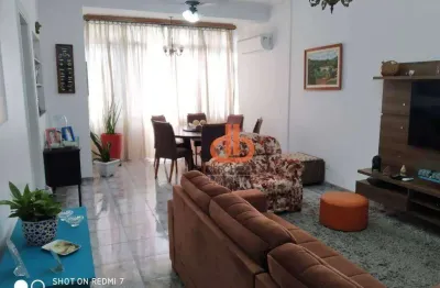 Apartamento com três quartos a duas quadras da praia do boqueirão - santos