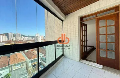 Apartamento com 3 quartos à venda na Rua Pasteur, 55, Gonzaga, Santos