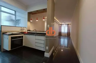 Apartamento com 3 dormitórios para alugar, 112 m² por r$ 5.300,00/mês - embaré - santos/sp