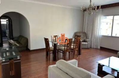 Apartamento com tres quartos para alugar, 181 m² por r$ 7.002/mês - boqueirão - santos/sp