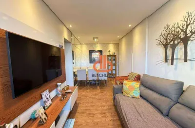 Apartamento com 2 quartos com suíte  à venda, 90 m² por r$ 585.000 - aparecida - santos/sp