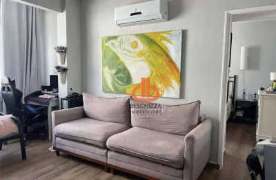 Apartamento com 1 dormitório à venda, 46 m² por r$ 430.000,00 - josé menino - santos/sp
