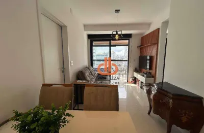 Apartamento com 1 dormitório para alugar, 54 m² por r$ 4.901/mês - boqueirão - santos/sp