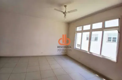 Apartamento com 2 dormitórios à venda, 95 m² por r$ 555.000,00 - boqueirão - santos/sp