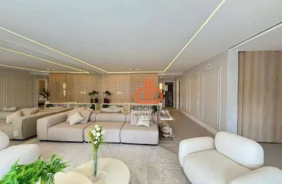 Comprar apartamento com 4 dormitórios à venda, 280 m² por r$ 3.100.000 - boqueirão - santos/sp