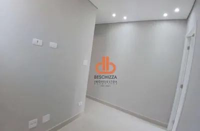 Apartamento de um dormitório com sacada - reformado -  gonzaga, santos