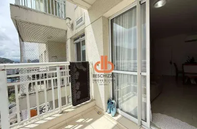 Apartamento com 2 quartos com suíte à venda, 63 m² por r$ 560.000 - marapé - santos/sp