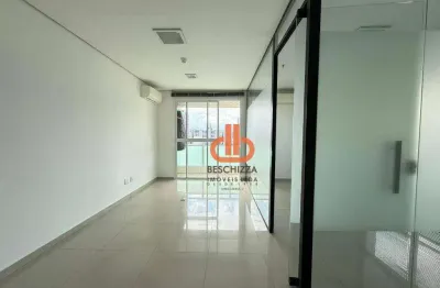 Sala para alugar, 48 m² por r$ 5.329,03/mês - boqueirão - santos/sp