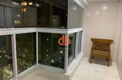 Apartamento com 1 dormitório para alugar, 52 m² por r$ 5.000/mês - gonzaga - santos/sp