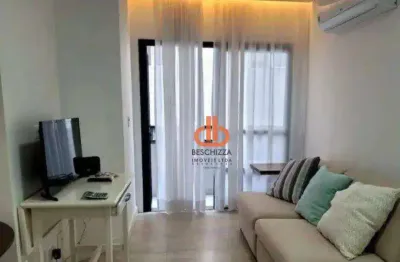 Apartamento com 1 dormitório à venda, 48 m² por r$ 525.000,00 - pompéia - santos/sp