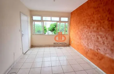 Apartamento amplo dois dormitórios no boqueirão  - localização privilegiada em santos!