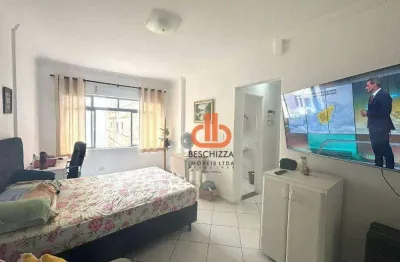 Kitnet com 1 dormitório à venda, 34 m² por r$ 240.000,00 - itararé - são vicente/sp