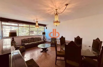 Apartamento com 3 dormitórios à venda, 140 m² por r$ 700.000 - campo grande - santos/sp
