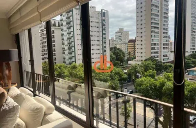 Apartamento com 4 dormitórios à venda, 280 m² por r$ 2.900.000,00 - boqueirão - santos/sp