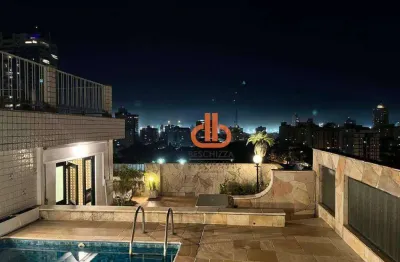 Cobertura com 3 dormitórios à venda, 258 m² por r$ 2.490.000,00 - ponta da praia - santos/sp