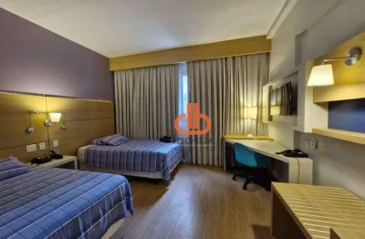 Flat com 1 dormitório, 25 m² - venda por R$ 350.000 ou aluguel por R$ 3.500/mês - José Menino - Santos/SP