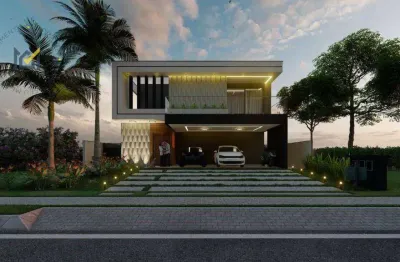 Casa em condomínio (em construção) com 3 dormitórios à venda, 282 m² por r$ 750.000 - condomínio portal dos bandeirantes - salto/sp