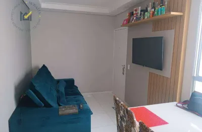 Apartamento com 2 dormitórios à venda, 47 m² por r$ 260.000,00 - condomínio solar dos sabiás - salto/sp