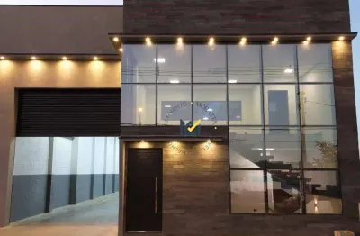 Galpão comercial para alugar, 473 m² por r$ 13.957/mês - jardim planalto - salto/sp