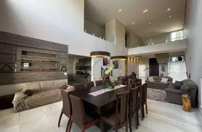 Casa em condomínio com 6 dormitórios para alugar, 670 m² por r$ 20.000/mês + iptu + condomínio - condomínio palmeiras imperiais - salto/sp