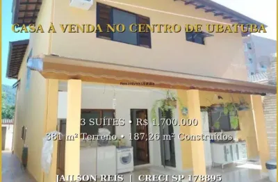 Casa com 3 quartos à venda no Centro, Ubatuba 