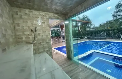 Casa em condomínio fechado com 5 quartos à venda no horto, ubatuba , 400 m2 por r$ 4.200.000