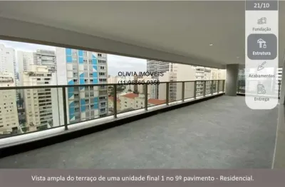 Apartamento à venda em são paulo-sp, cerqueira césar: 4 quartos, 2 suítes, 2 salas, 5 banheiros, 3 vagas de garagem, 213,50m² de área.