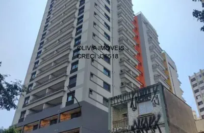 Studio com 25mts, terraço, a 700m do shopping higienópolis.