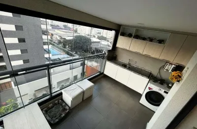 Apartamento mobiliado de 62mts, 2 dormitórios, terraço, 1 vaga na vila leopoldina.