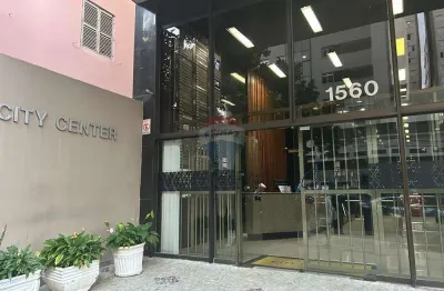 Sala comercial de frente, 19,24m² , ed. city center, no melhor ponto do lourdes.