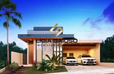 Linda casa térrea à venda no cond. terras do vale! entrega fev/23