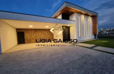 Lindíssima casa térrea alto padrão 270m² 3 suítes no mont blanc! - urbanova