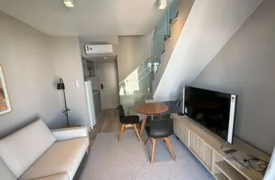 Duplex para venda em jardins com 1 quarto, sendo 1 suíte, 46m²