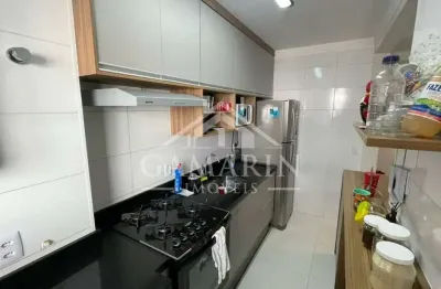 Apartamento de 65m², 3 dormitórios, 1 suíte, marcenaria em todos os cômodos, 2 vaga de garagem .