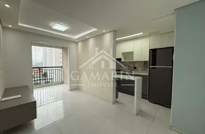 Apartamento de 49m², 2 quartos , armários planejados, sacada fechada em vidro, vaga de garagem.