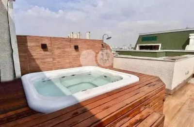 Cobertura duplex à venda | 3 dormitórios | 1 suíte | jacuzzi | área gourmet | 2 vagas | condomínio clube completo