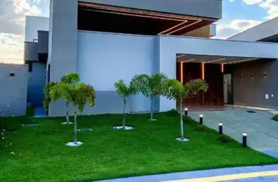 Casa térrea 4 suítes sendo 1 master no terras alpha 2 senador canedo