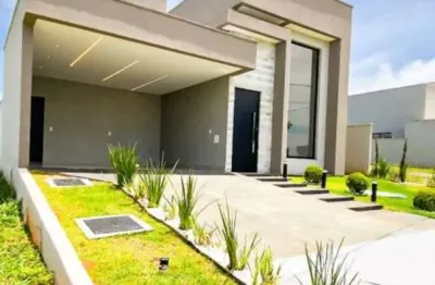 Casa em condomínio fechado com 3 quartos à venda na Alameda Noruega, 54, Terras Alpha Residencial 1, Senador Canedo