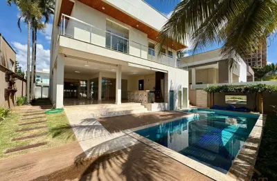 Casa de alto padrão, 4 suítes plenas no alphaville flamboyant residencial araguaia