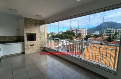 Apartamento com varanda gourmet à venda no centro - peruíbe - sp