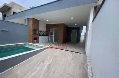 Casa com piscina e churrasqueira à venda no bairro flora rica - peruíbe - sp