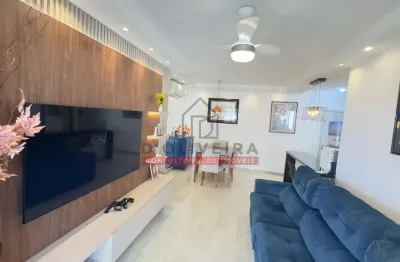 Apartamento com sacada gourmet de 79m² em itanhaém- peruíbe - sp