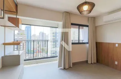 Kitnet / stúdio para aluguel - brooklin, 1 quarto,  25 m² - são paulo