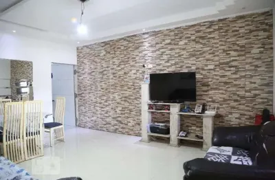 Casa para aluguel - vila tupi, 2 quartos,  134 m² - praia grande
