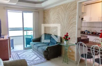 Apartamento para aluguel - vila caiçara, 2 quartos,  72 m² - praia grande