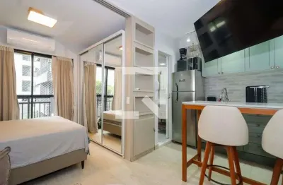 Kitnet / stúdio para aluguel - cidade jardim, 1 quarto,  26 m² - são paulo