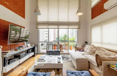 Apartamento para aluguel - itaim bibi, 1 quarto,  130 m² - são paulo